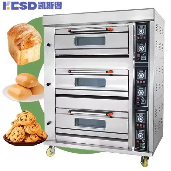 Industrial 32 Tray Bakery Equipment Rotary Bread Oven Bread Machine