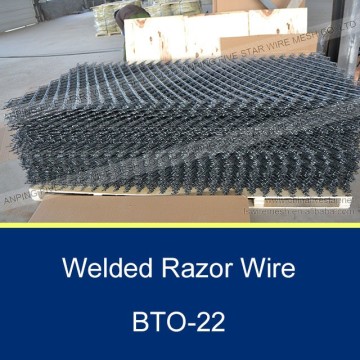 Airport Fence/welded Fence/razor Wire On Top