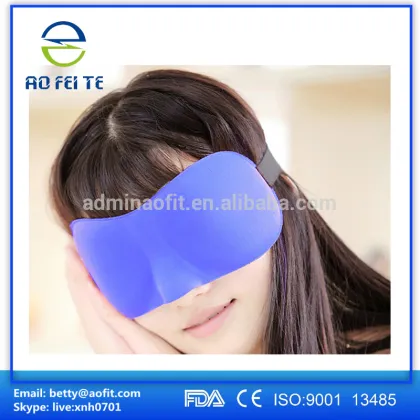 Airline sleeping satin eye mask with ear plug ST7078
