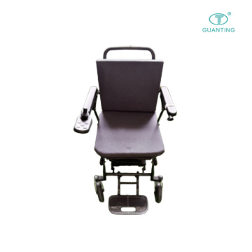 Silla de ruedas eléctrica ligera de fibra de carbono
