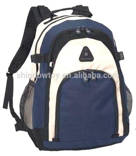 2014 new arrival blue and white backpack