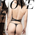 Sexy lingerie snel droge zwarte, onbezonnen bodysuits