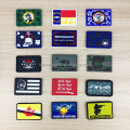 Patches en caoutchouc PVC de drapeau 2D de haute qualité