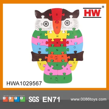 Popular educational toy wooden children puzzle
