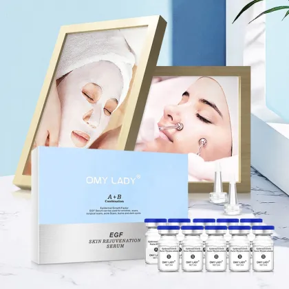 After Sun Skin Repair Spa: Anti-aging Facial Care with EGF Lyophilized Powder for Skin Repair and Microneedling