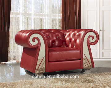 High quality post modern living room furniture sofa with crystal buttons/Chesterfield leather/fabric sofa