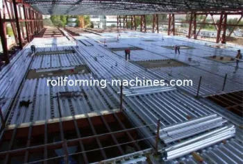 Floor Deck Roll Forming Machine , Roll Form Machines