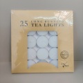 Wholesale smokeless clean burning 25 pack Tealight Candles