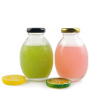 Garrafa de suco de vidro em forma de 8 onças de 250 ml