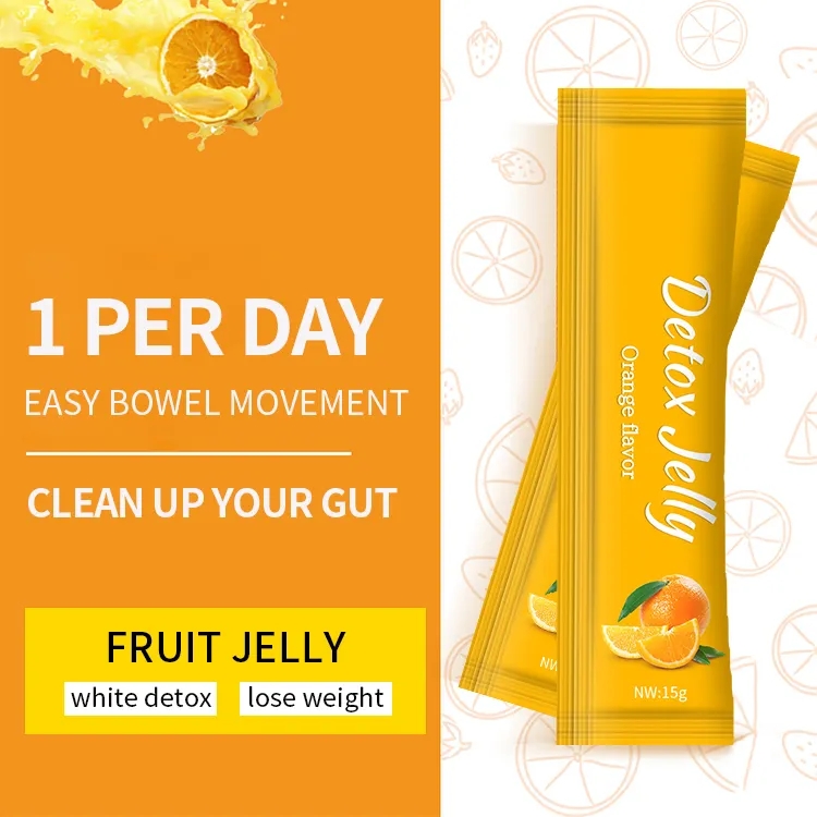 OEM/ODM Natural Fruit Flavor Appetite Detox Weight Loss Probiotic Enzyme Jelly Sticks Weight Loss Slimming Jelly For Women