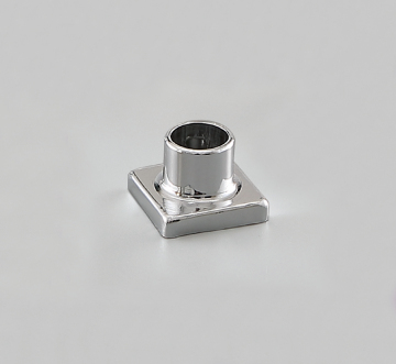 Cosmetic usage custom aluminum collar for glass bottle