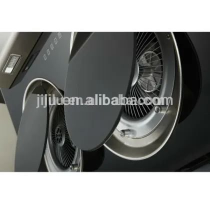 90cm new design kitchen black glass range hood