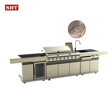 BBQ Grill Stainless Steel Kitchen Cabinet for Outdoor