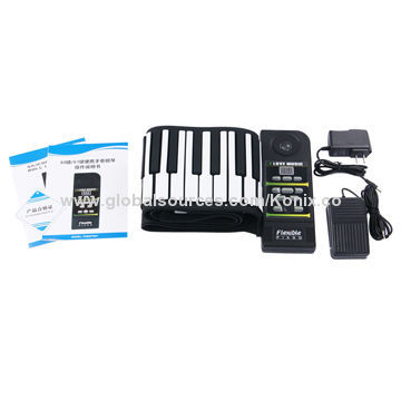Girls toys, flexible roll up electronic keyboard piano 88 keys