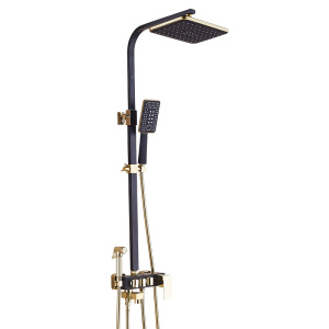 욕실 피팅 샤워 수도꼭지 세트 강우 폭포 멀티 기능 헤드 샤워 키트
