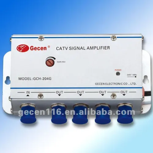 Tv Antenna Booster McDuory Amplifier With 4-Way Splitter Clear Up