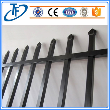 Hot sale 2.4m*2.0m black garrison fence