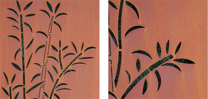 Corten Garden Screens