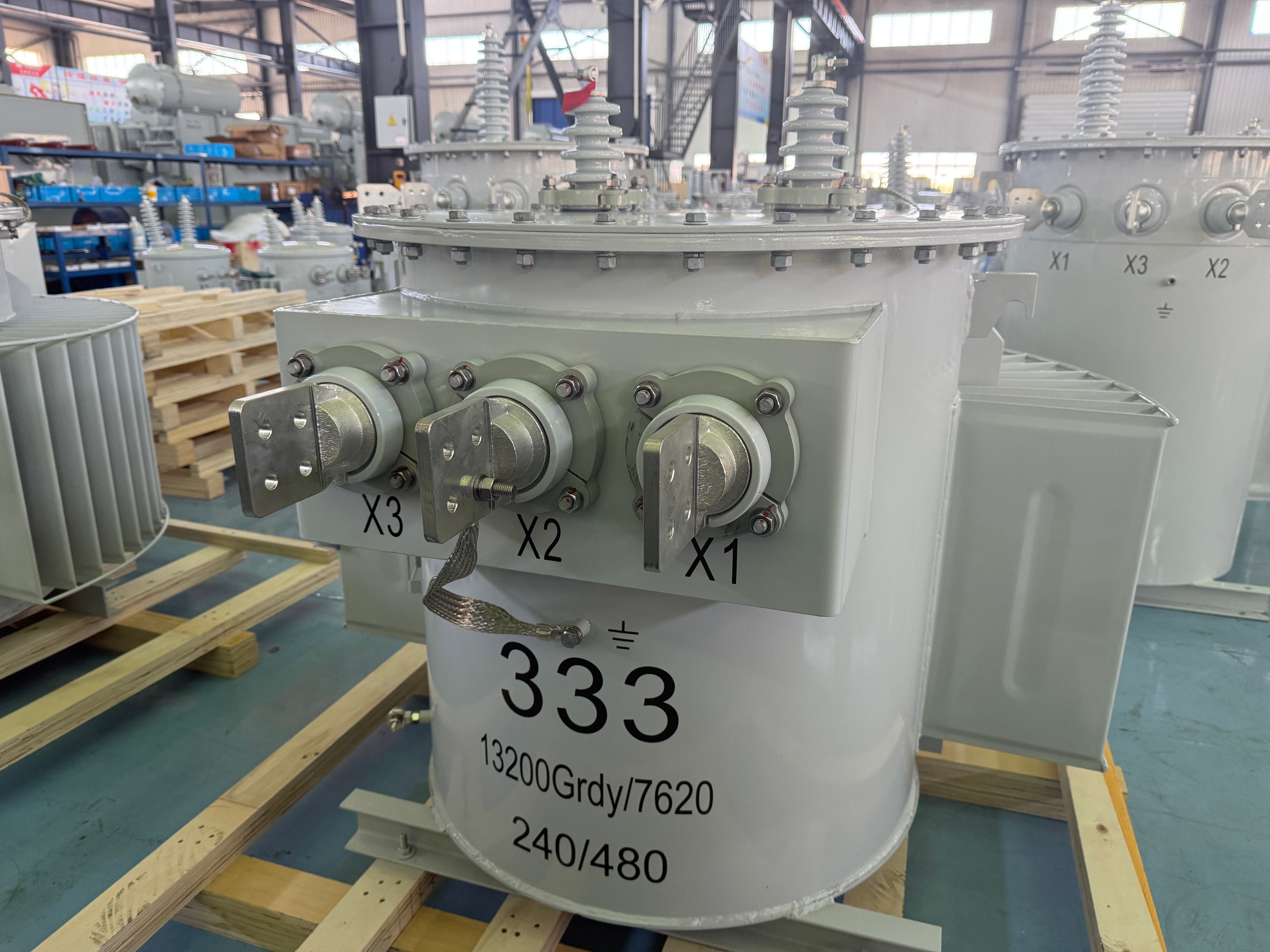 333 KVA 13200GRDY/7200V