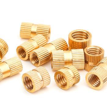 Brass Hex Nut Knurled Injection Copper Inlaid Nut through Hole Application for Healthcare for Healthcare Use