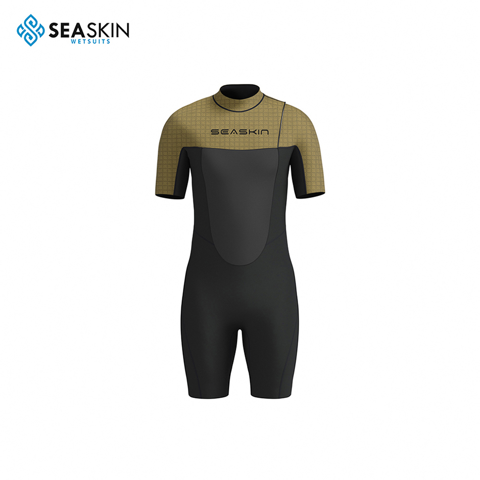 Seaskin OEM Zipperless Shorty Surfing Wetsuit For Men