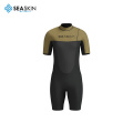 Seaskin OEM sem zíper sem zíper short surfing mtsuit para homens