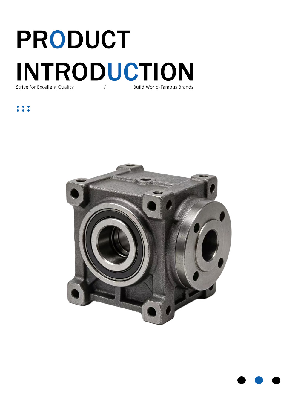 Cast Steel Gearbox Housing Casting