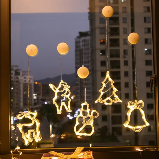 Decorative LED Sucker Window Lights: A Festive Gift Idea for Christmas