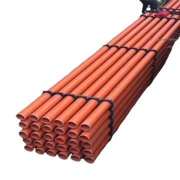 Orange Flame Retardant PVC-C Cable Conduit Pipe for Groundwater Leakage Prevention
