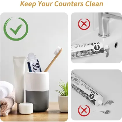 Cute Penguin Toothpaste Cap Self Closing Toothpaste Lid