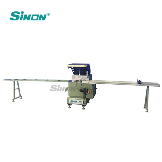 CE Certified Aluminum Profile Cutting Saw with Roller Conveyor System