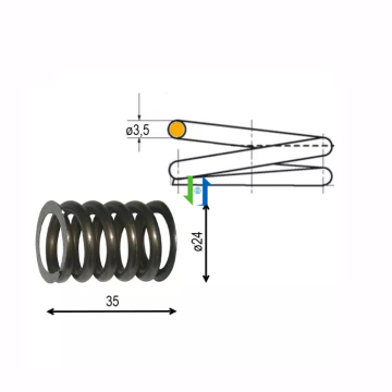 Elevator Spring Brake D=160mm BS11