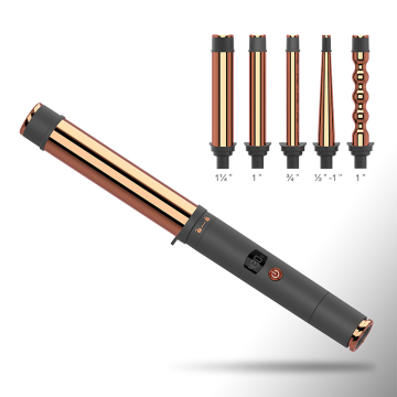 Latest High-Quality 5-in-1 Curling Iron Set - Replacement for Corded Curling Wands