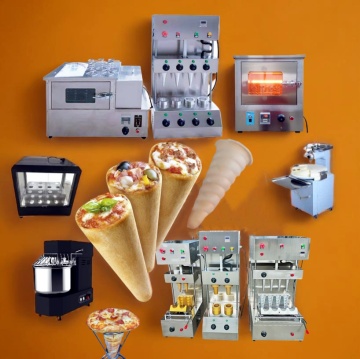  Rotary Pizza Cone Machine Making Set with Oven and Mold Maker - Price and Production