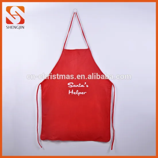Christmas Kitchen and Dining helper Santa polyester Apron