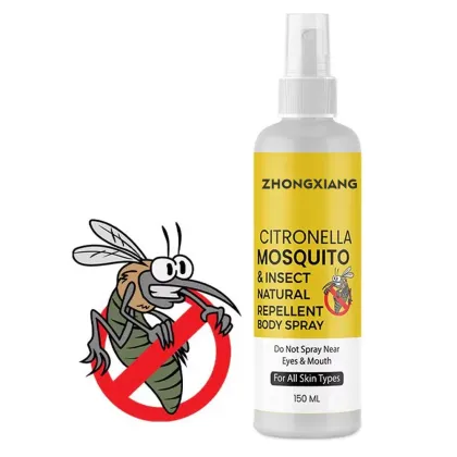 Bulk Natural Plant Based Mosquito Repellent Spray 5oz With Citronella Essential Oil for Insect Mosquito Repellent, Safe for Kids