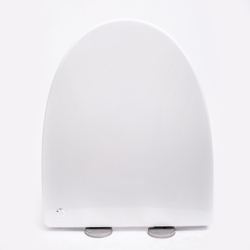 Tampa de assento de vaso sanitário inteligente higiênica de plástico branco mais recente