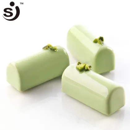 China Online Shop Silicone Cake Mould 9 Cavities Cylinder Silicon Cake Mold For Mousse Cake