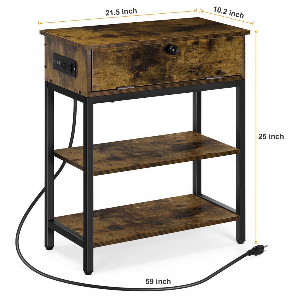 Rustic Color Style Functional Table