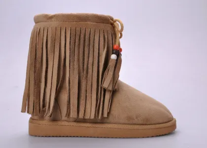 Fashionable Womens Winter Snow Boots , Moisture-wicking Tassel Snow Boots