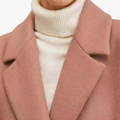 New autumn and winter Pink winter women coats plus size women's coats wool coats for women