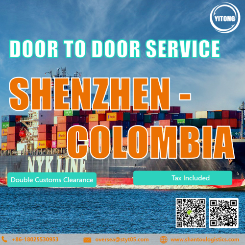 Internationale deur tot deur vrachtdienst van Shenzhen naar Colombia