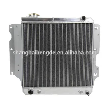 1987-2006 For Jeep Wrangler YJ ALL Aluminum Radiator 3 Row Made in Shanghai