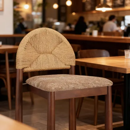 Nordic Retro Design Home Furniture Simple Wood Chair