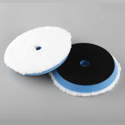 CarShield 5\" & 6\" Round Soft Microfiber Polishing Pads for Car Detailing