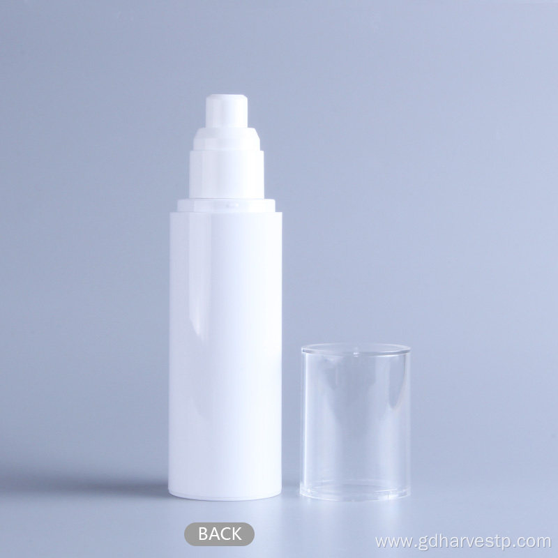 Cosmetic Plastic 100ml Airless Pump Lotion Bottle