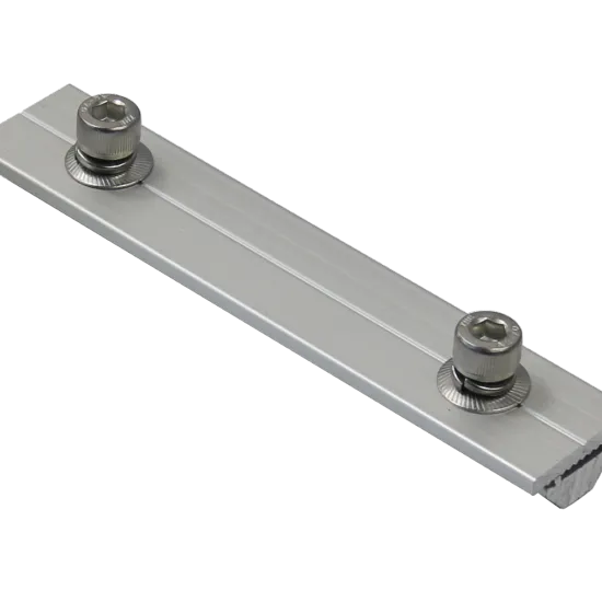 Al6005-T5 Solar Panel Rail Internal Splice for Economical Customized Solar Structures