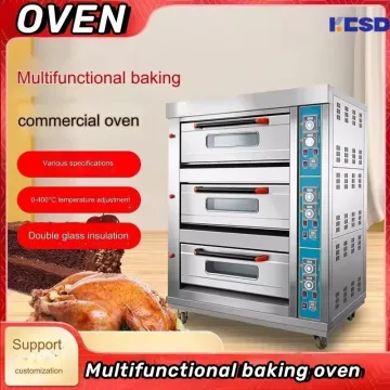 3 Deck 6 Trays Electric Deck Baking Oven