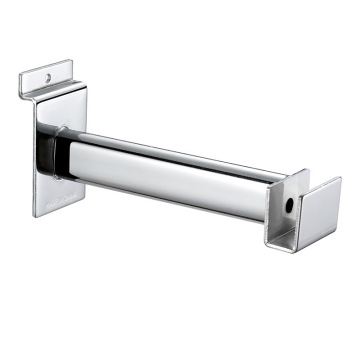 Metal Chrome Slatwall Display Hanger for Square Pipe