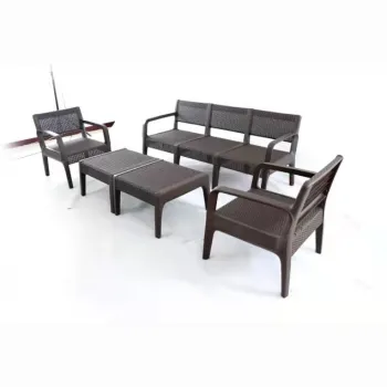 Youya Commercial 2-Person Outdoor Restaurant Furniture Set for Coffee Shops